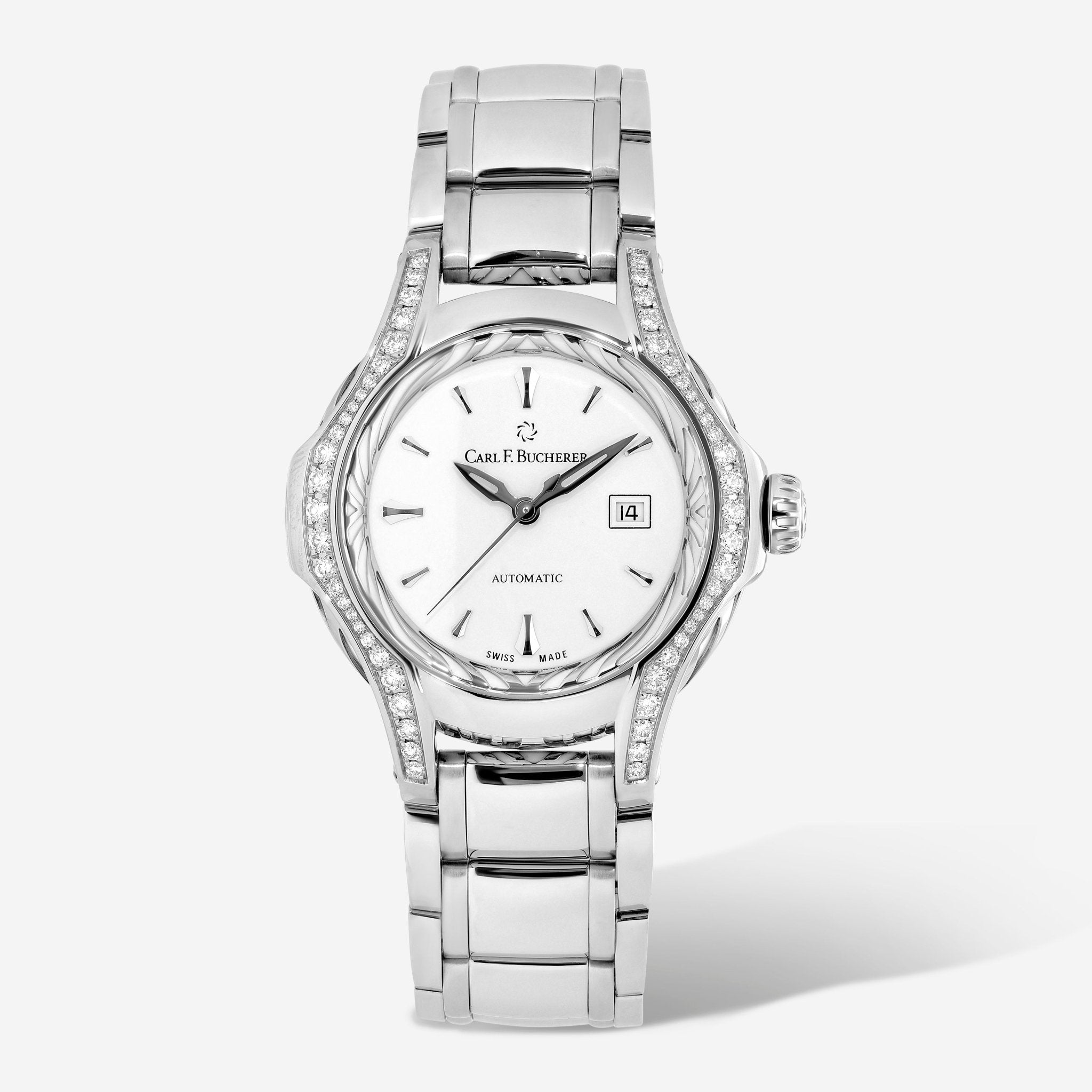 Carl F. Bucherer Pathos Diva Stainless Steel Automatic Ladies Watch 00.10580.08.23.31.02 - THE SOLIST - Carl F. Bucherer