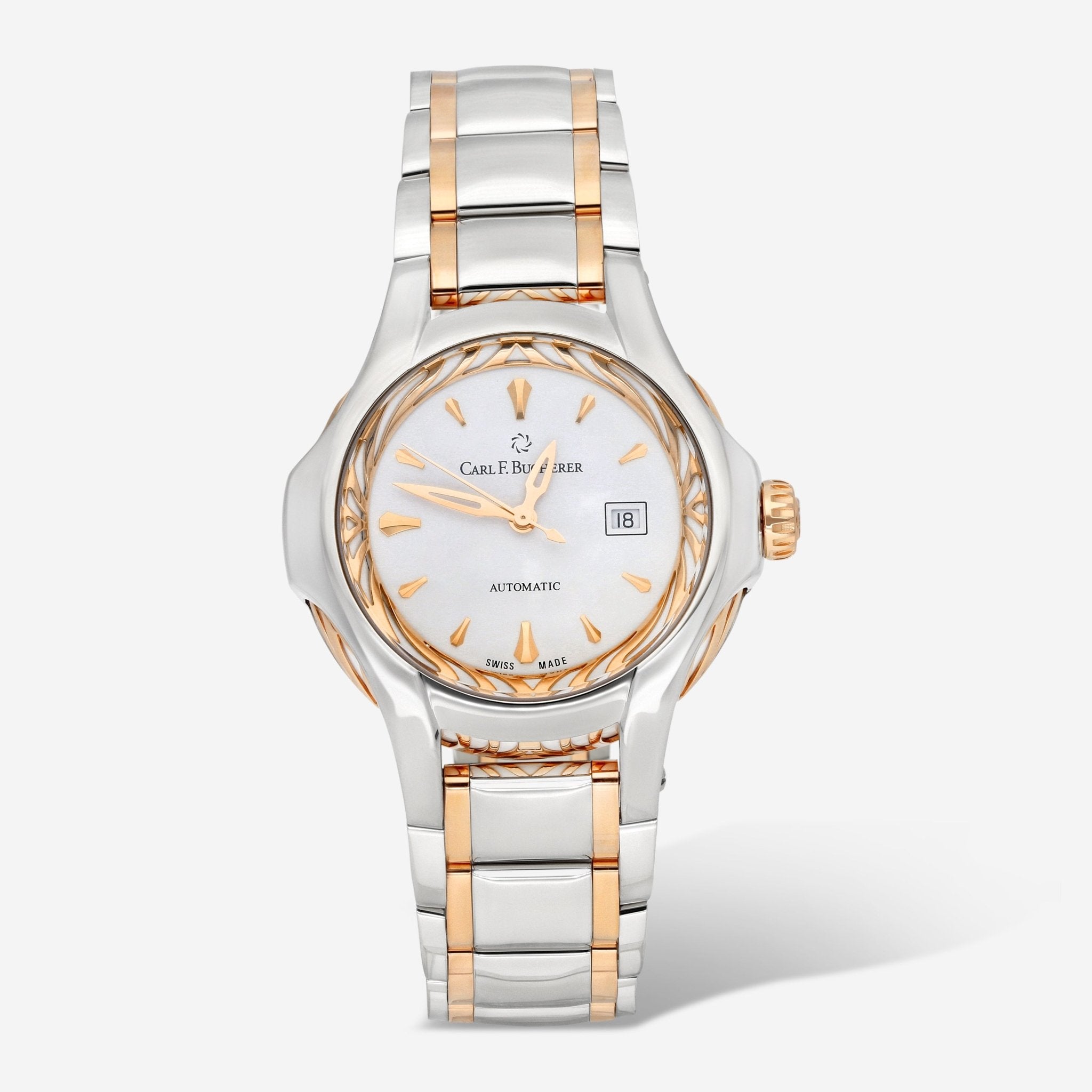 Carl F. Bucherer Pathos Diva Two Tone Automatic Ladies Watch 00.10580.07.23.21.02 - THE SOLIST - Carl F. Bucherer