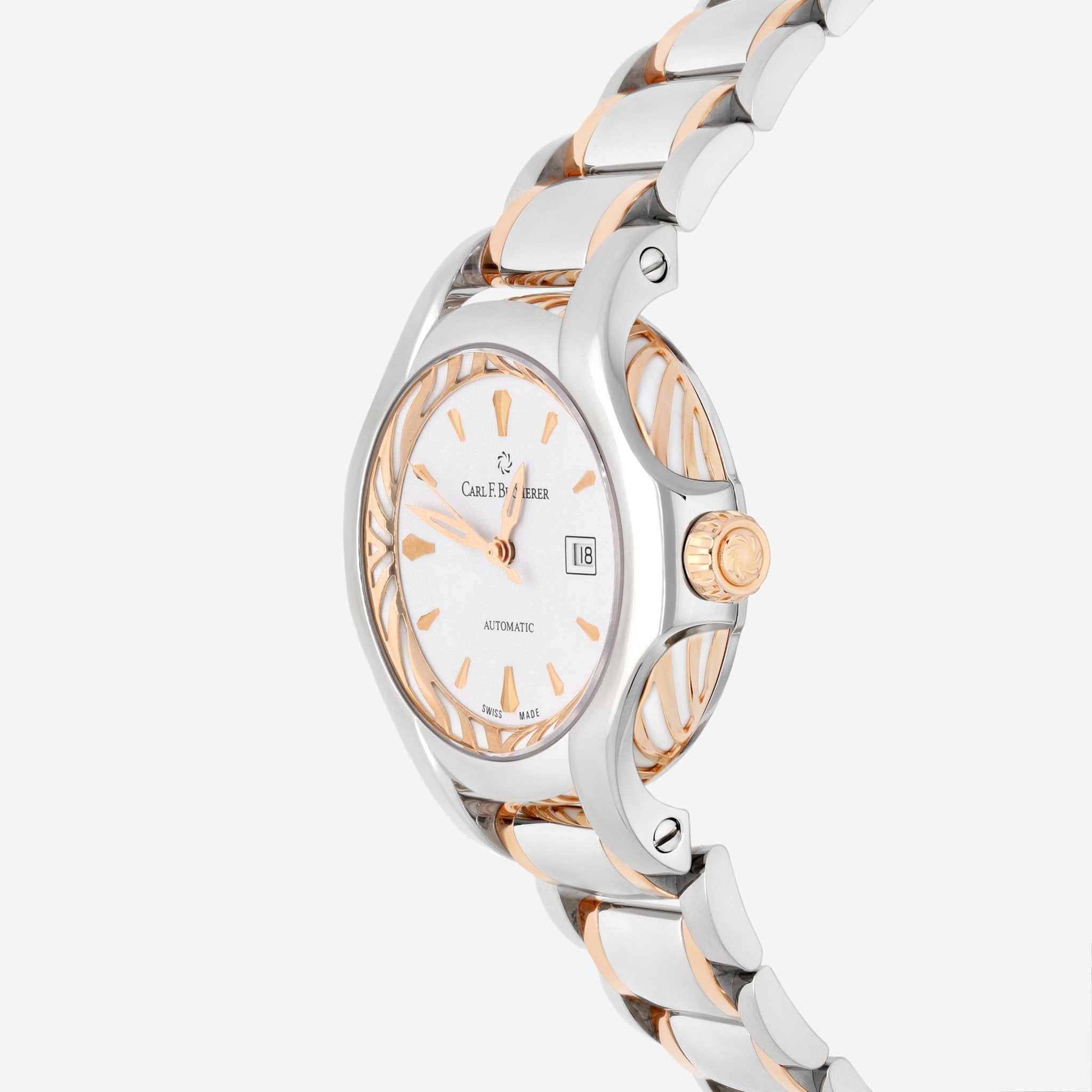 Carl F. Bucherer Pathos Diva Two Tone Automatic Ladies Watch 00.10580.07.23.21.02 - THE SOLIST - Carl F. Bucherer