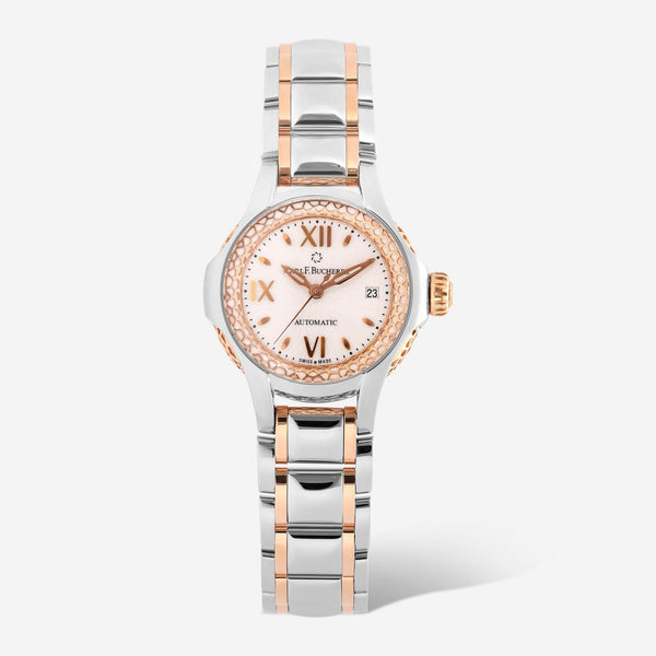 Carl F. Bucherer Pathos Queen Stainless Steel and 18K Rose Gold Automatic Ladies Watch 00.10550.07.25.21 - THE SOLIST - Carl F. Bucherer