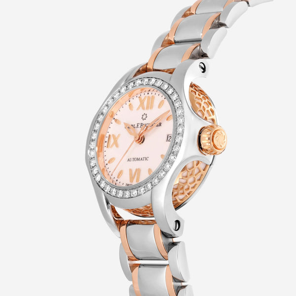 Carl F. Bucherer Pathos Queen Stainless Steel and 18K Rose Gold Automatic Ladies Watch 00.10551.07.25.31 - THE SOLIST - Carl F. Bucherer