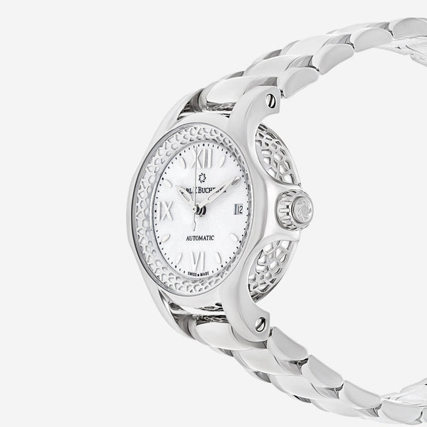 Carl F. Bucherer Pathos Queen Stainless Steel Automatic Ladies Watch 00.10550.08.25.21 - THE SOLIST - Carl F. Bucherer