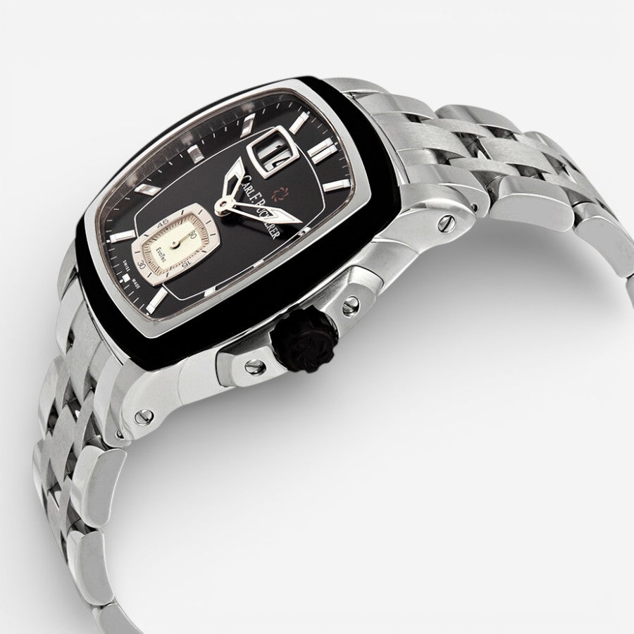 Carl F. Bucherer Patravi EvoTec BigDate Stainless Steel Automatic Men's Watch 00.10628.13.33.21