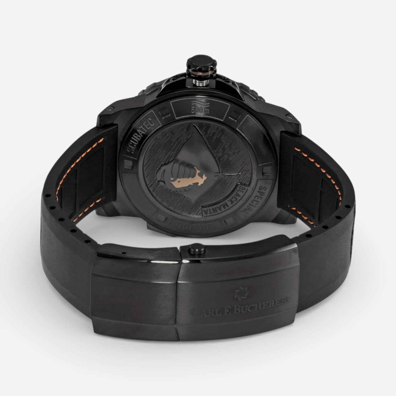 Carl F. Bucherer Patravi ScubaTec BlackManta Titanium Automatic Men's Watch 00.10632.28.33.99