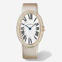 Cartier Baignoire 18K Rose Gold Diamond Automatic Ladies Watch WB520005