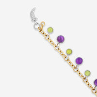 Casato 18K Gold, Diamond and Gemstone Charm Bracelet 211354 - THE SOLIST - Casato