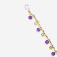 Casato 18K Gold, Diamond and Gemstone Charm Bracelet 211354 - THE SOLIST - Casato