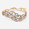 Casato 18K Yellow Gold and Diamond 3.12ct. tw. Chain Cuff Bracelet 424080 - THE SOLIST - Casato