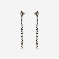 Casato 18K Yellow Gold, Black and White Diamond Duster Earrings 363653 - THE SOLIST - Casato