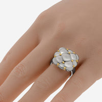 Charles Krypell Sterling Silver and 18K Yellow Gold Band Ring Sz. 6.5 3 - 6906 - TFSG - THE SOLIST - Charles Krypell