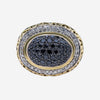 Charles Krypell Sterling Silver and 18K Yellow Gold, Black Diamond 0.90ct. tw. and White Diamond Statement Ring 3 - 6425 - SBLKP - THE SOLIST - Charles Krypell