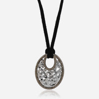 Charles Krypell Sterling Silver and Brown Diamond 1.00ct. tw. Pendant Necklace 4 - 6692 - SBRP - THE SOLIST - Charles Krypell