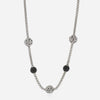 Charles Krypell Sterling Silver, Black Sapphire 1.75ct. tw. Collar Necklace 4 - 6873 - SBS - THE SOLIST - Charles Krypell