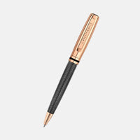 Chopard Brescia Black Leather Rose Gold-Plated Metal Ballpoint Pen 95013-0388