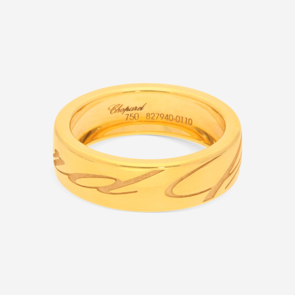 Chopard Chopardissimo 18K Yellow Gold Band Ring 827940 - 0110 - THE SOLIST - Chopard