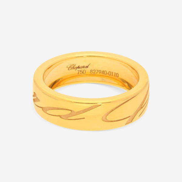 Chopard Chopardissimo 18K Yellow Gold Band Ring 827940 - 0110 - THE SOLIST - Chopard