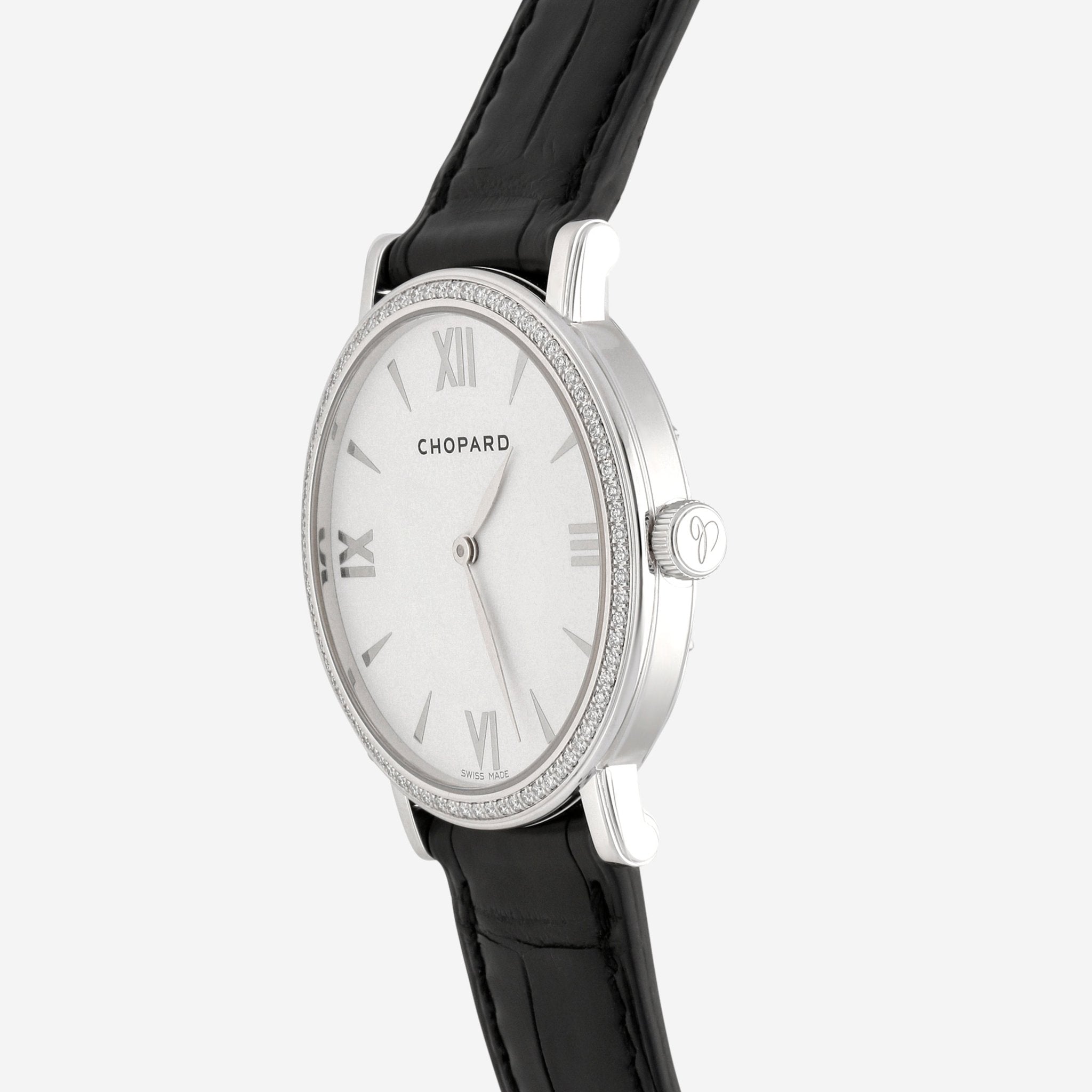 Chopard white gold watch hotsell