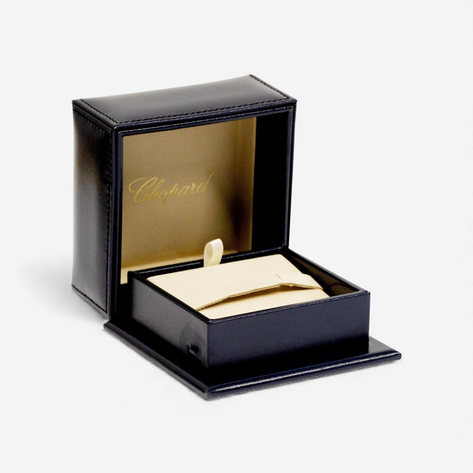 Chopard Classic Rose Gold PVD Steel & Black Lacquer Mens Cufflinks 95014-0081