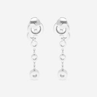 Chopard Happy Bubbles 18K White Gold Diamond Drop Earrings 836982 - 1001 - THE SOLIST - Chopard