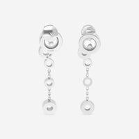 Chopard Happy Bubbles 18K White Gold Diamond Drop Earrings 836982 - 1001 - THE SOLIST - Chopard