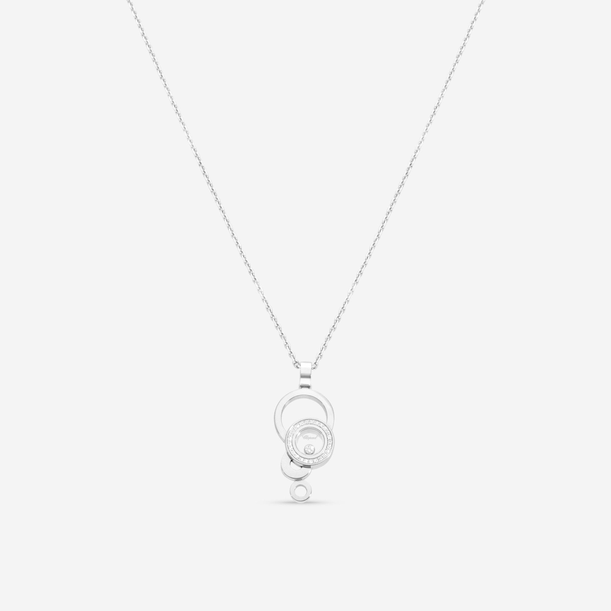 Chopard Happy Bubbles 18K White Gold Diamond Pendant Necklace 796983 - 1001 - THE SOLIST - Chopard