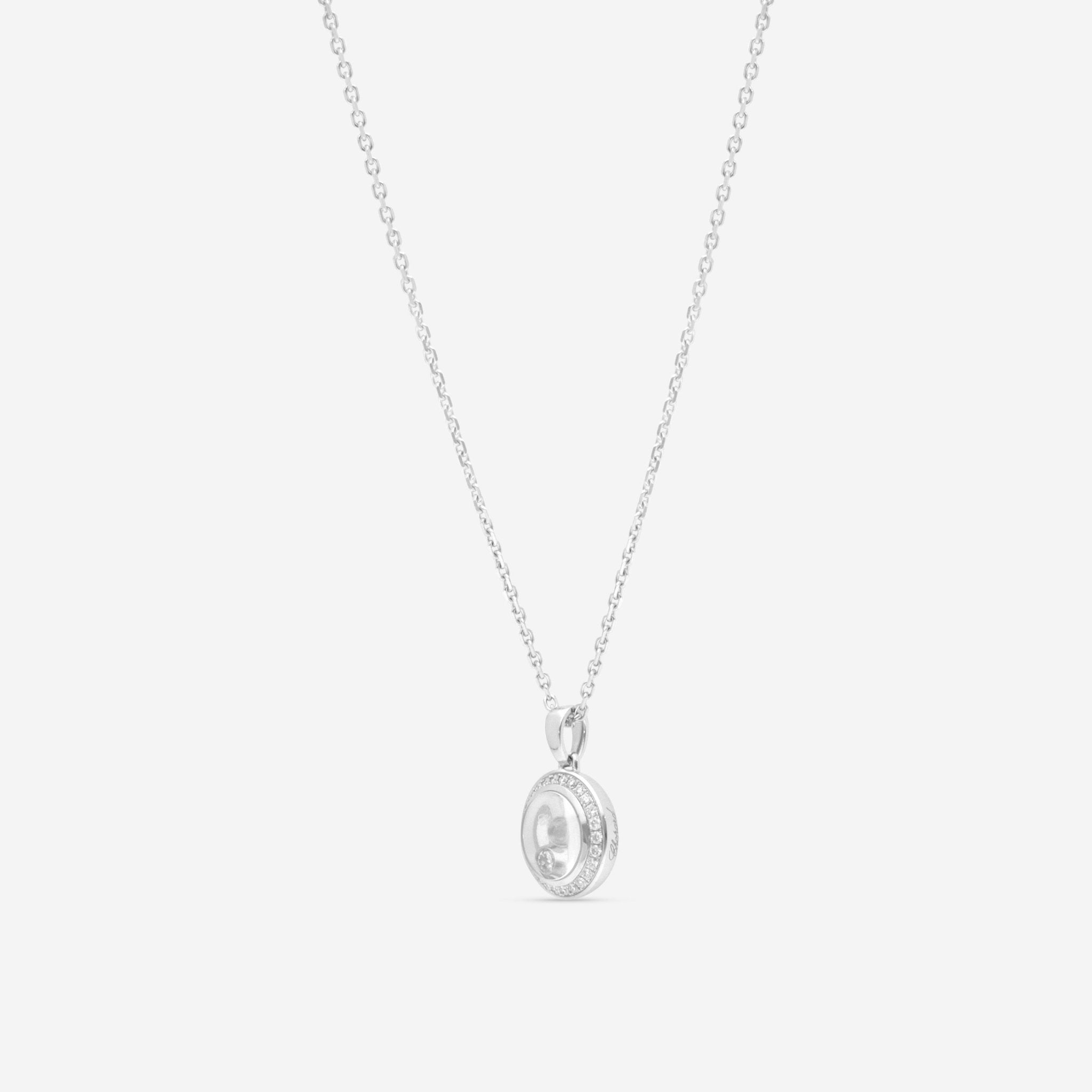 Chopard Happy Curves 18K White Gold Diamond Pendant Necklace 799562 - 1003 - THE SOLIST - Chopard