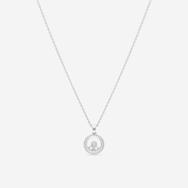 Chopard Happy Curves 18K White Gold Diamond Pendant Necklace 799562 - 1003 - THE SOLIST - Chopard