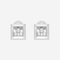 Chopard Happy Curves 18K White Gold Diamond Stud Earrings 839224 - 1001 - THE SOLIST - Chopard