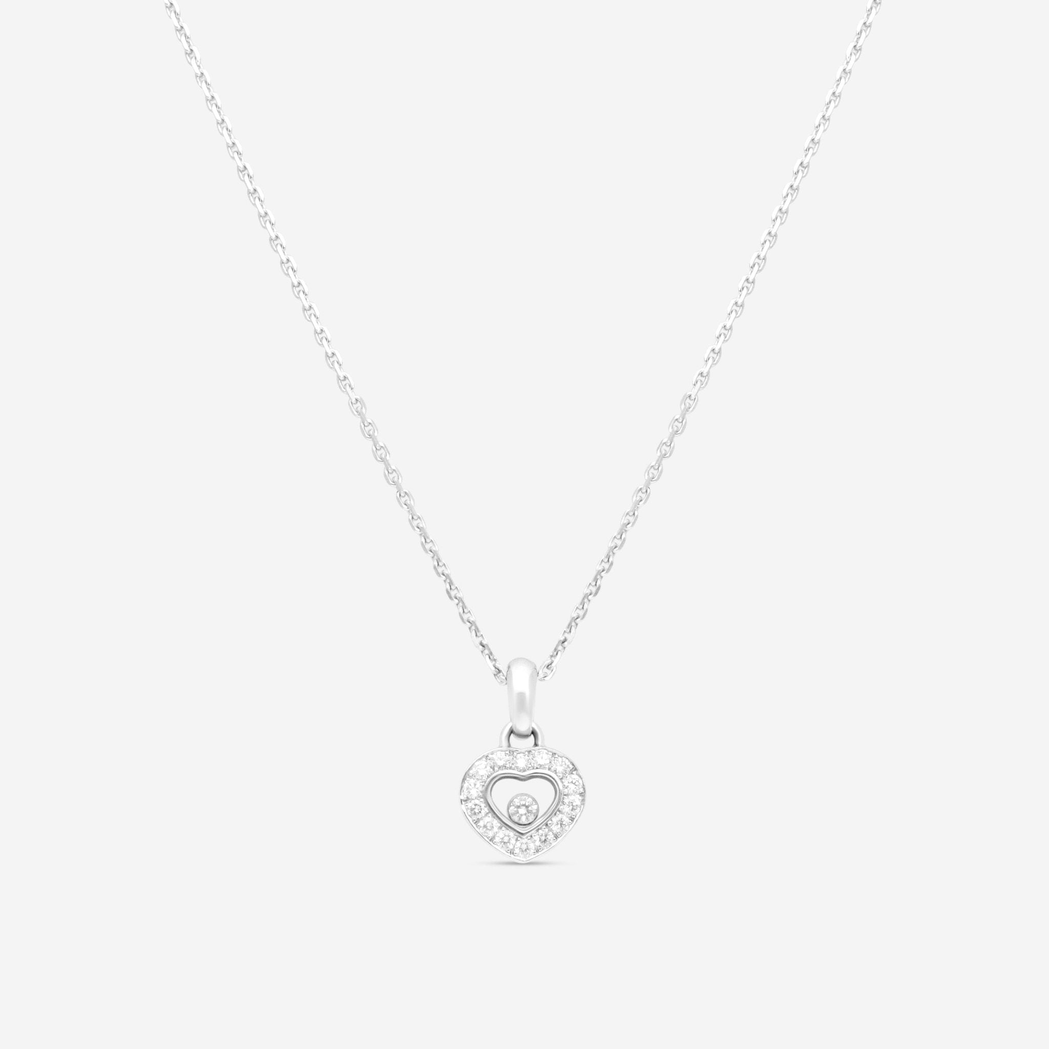 Chopard Happy Diamonds 18K White Gold Diamond Pendant Necklace 791084 - 1001 - THE SOLIST - Chopard