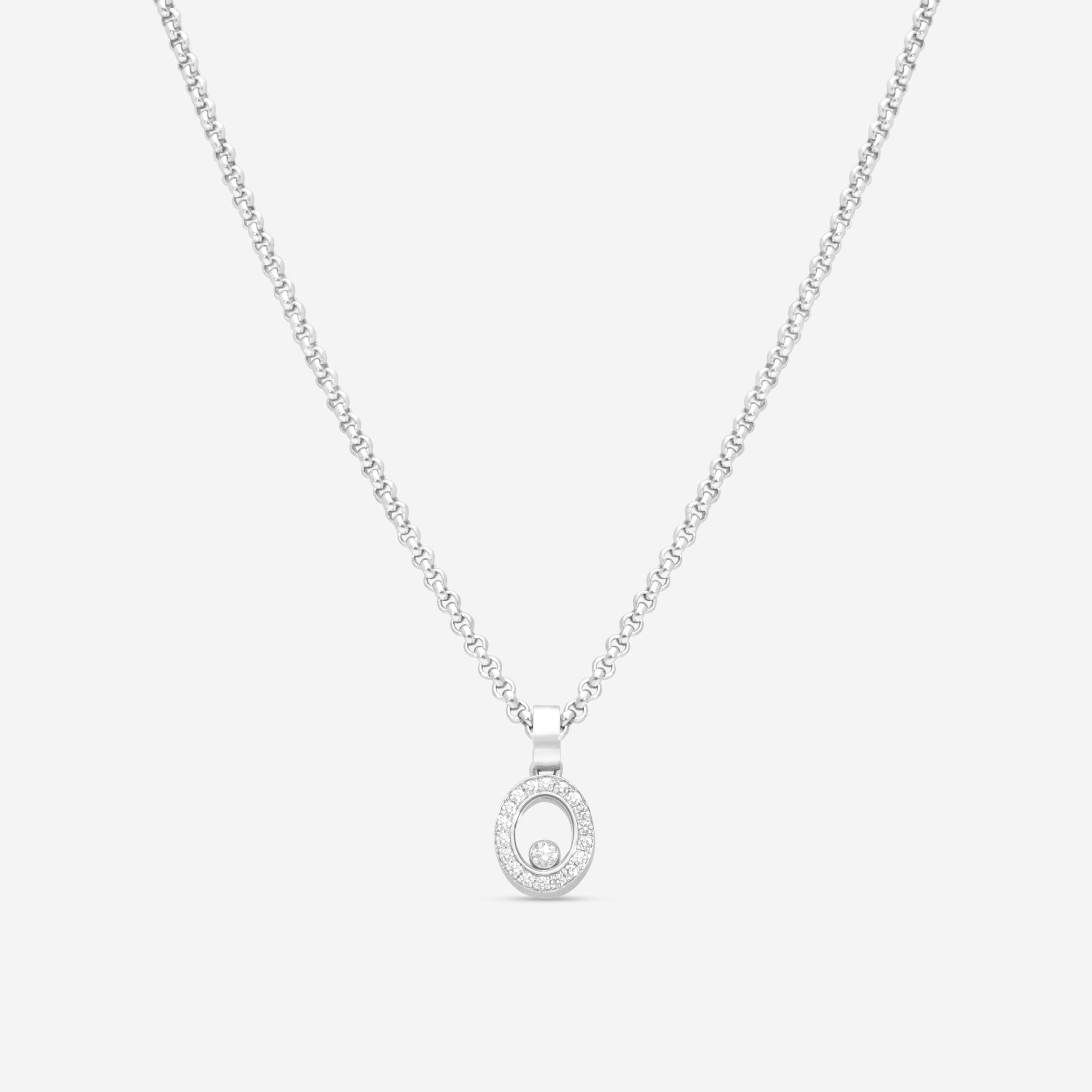 Chopard Happy Diamonds 18K White Gold Diamond Pendant Necklace 793087 - 1001 - THE SOLIST - Chopard