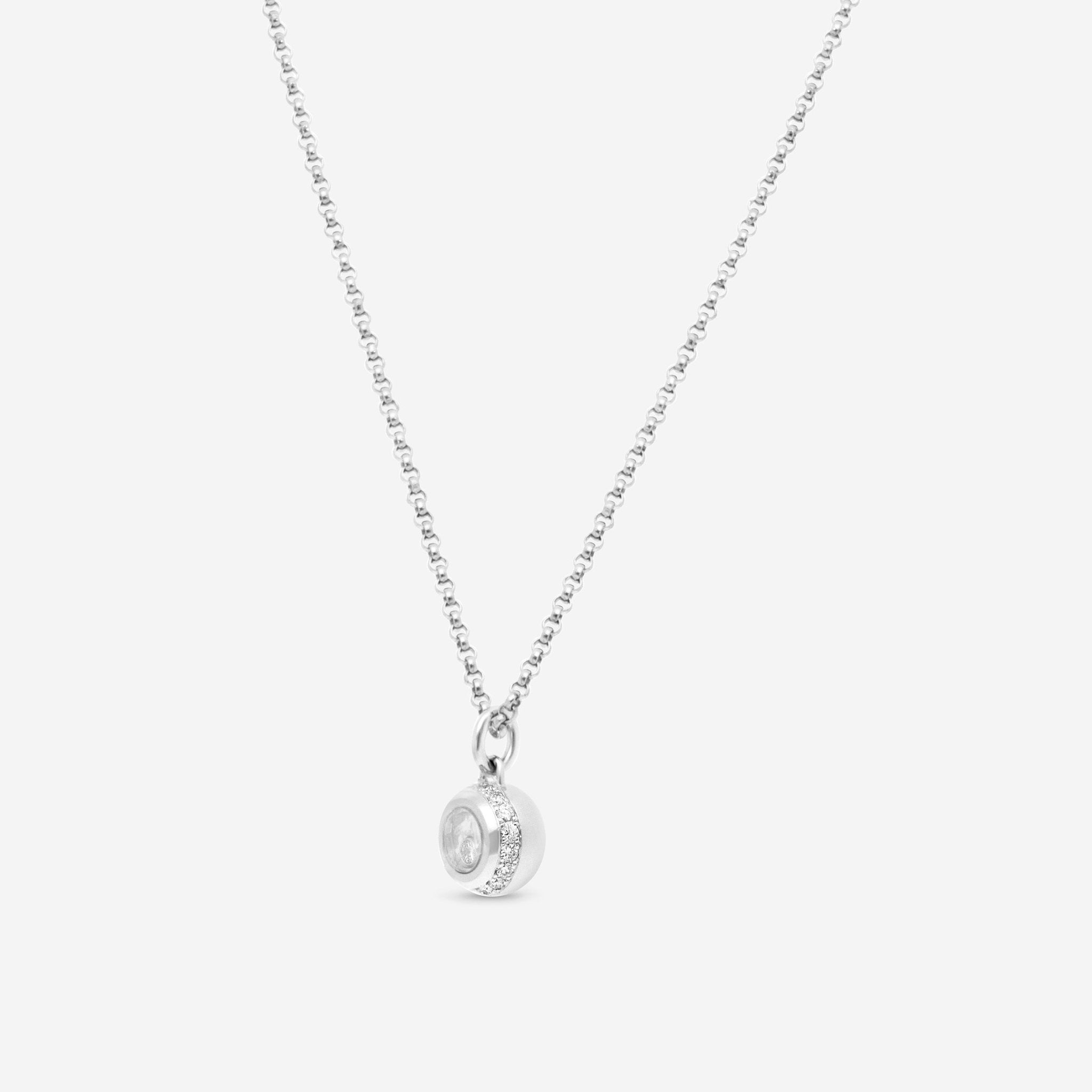 Chopard Happy Diamonds 18K White Gold Diamond Pendant Necklace 799012 - 1001 - THE SOLIST - Chopard