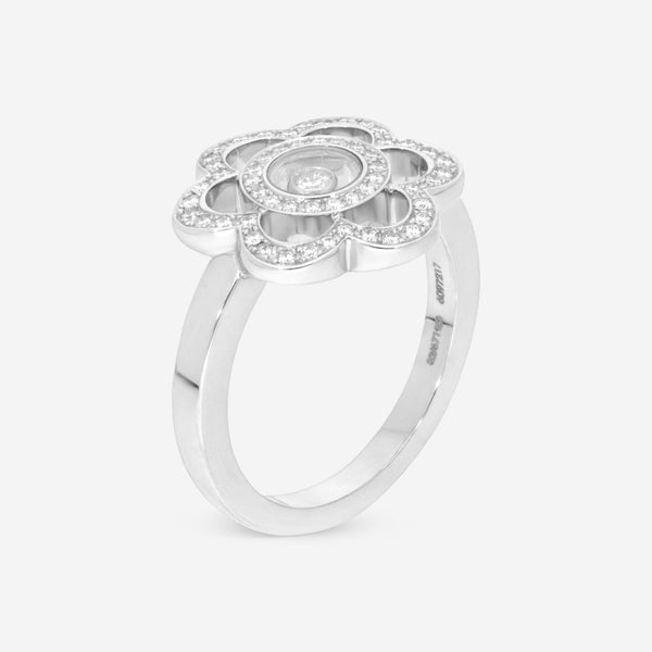 Chopard Happy Diamonds 18K White Gold Diamond Ring 826719 - 1001 - THE SOLIST - Chopard