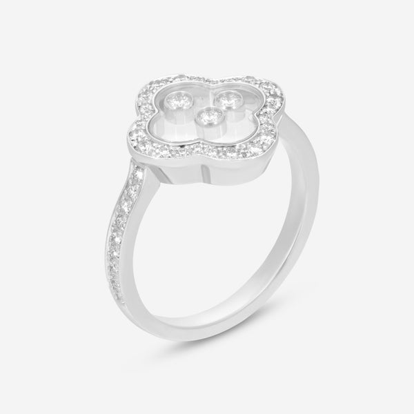 Chopard Happy Diamonds 18K White Gold Diamond Ring 826956 - 1212 - THE SOLIST - Chopard