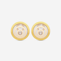 Chopard Happy Spirit 18K Yellow Gold Diamond Stud Earrings 845418 - 0001 - THE SOLIST - Chopard