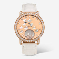 Chopard Happy Sport 18K Rose Gold Diamond Quartz Ladies Watch 207450 - 5008 - THE SOLIST - Chopard