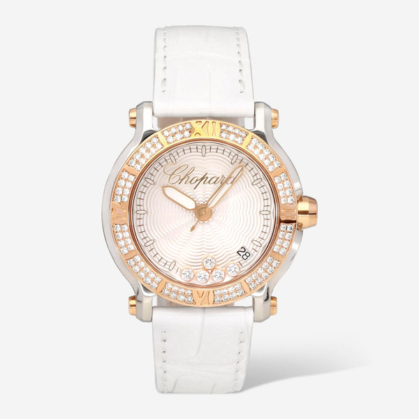 Chopard Happy Sport Diamond Silver Dial Quartz Ladies Watch 278551 - 6003 - THE SOLIST - Chopard