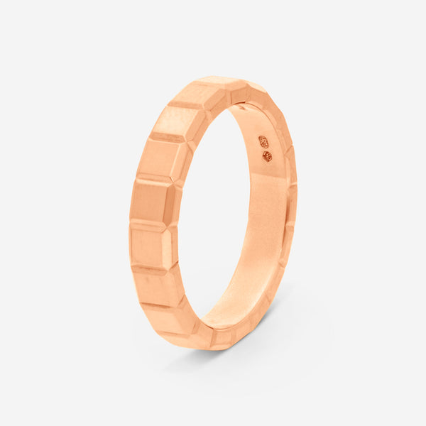 Chopard Ice Cube 18K Rose Gold Band Ring Sz. 8  829834-5014 - THE SOLIST