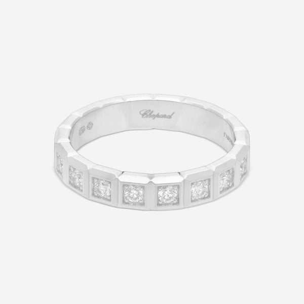 Chopard Ice Cube 18K White Gold Diamond Band Ring 829834 - 1041 - THE SOLIST - Chopard