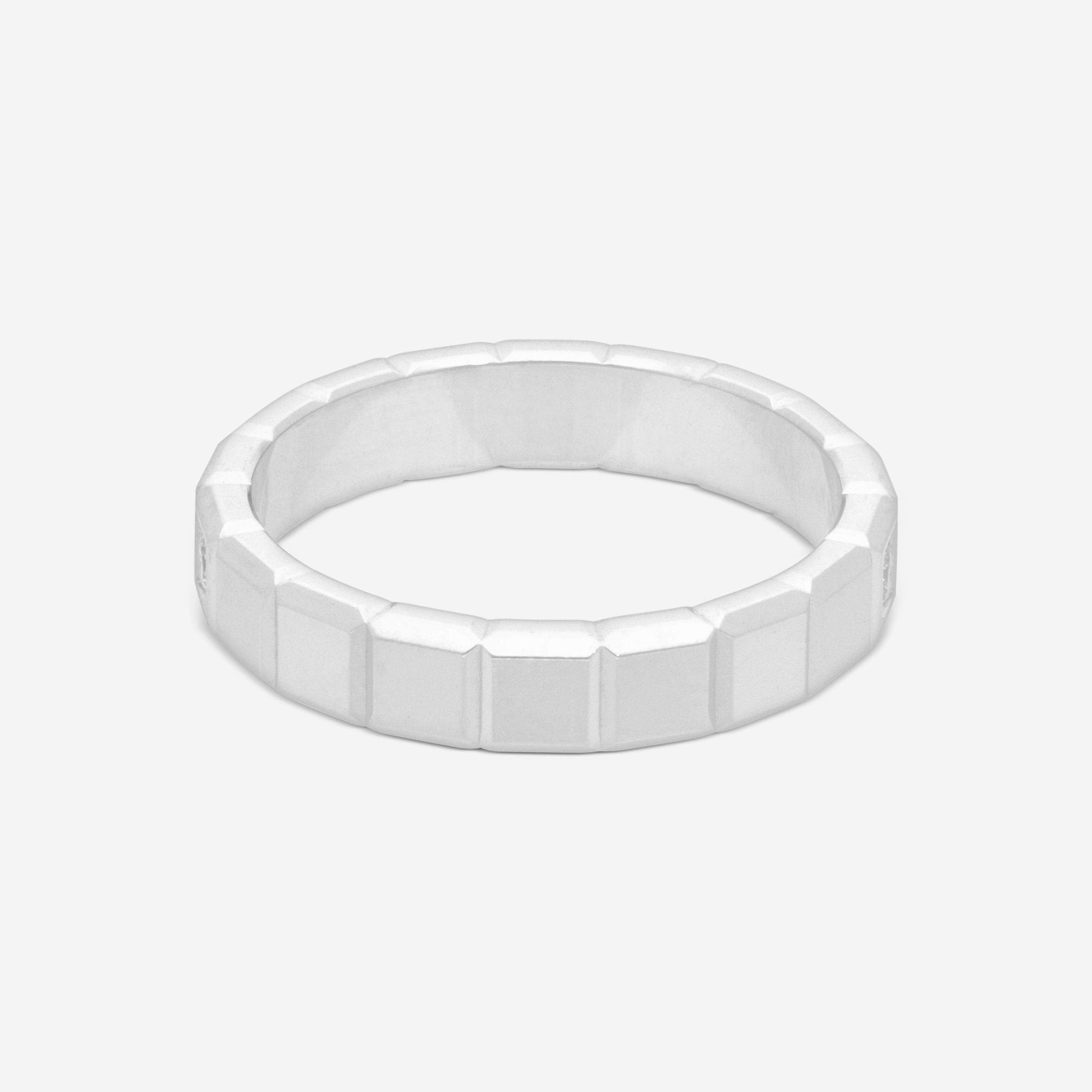 Chopard Ice Cube 18K White Gold Diamond Band Ring 829834 - 1041 - THE SOLIST - Chopard