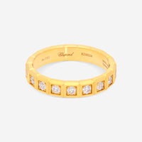 Chopard Ice Cube 18K Yellow Gold Diamond Band Ring 829834 - 0041 - THE SOLIST - Chopard