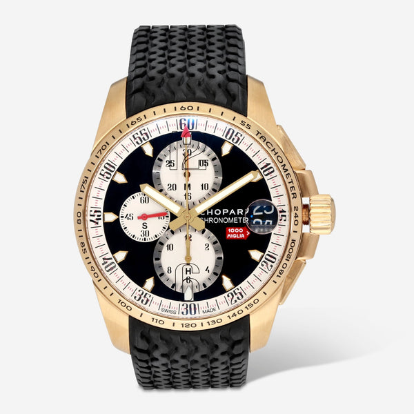 Chopard Mille Miglia Chronograph 18K Rose Gold Automatic Men's Watch 161268-5010 - THE SOLIST