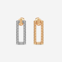 Chopard Ice Cube 18K Rose and White Gold Earrings 839895-9004