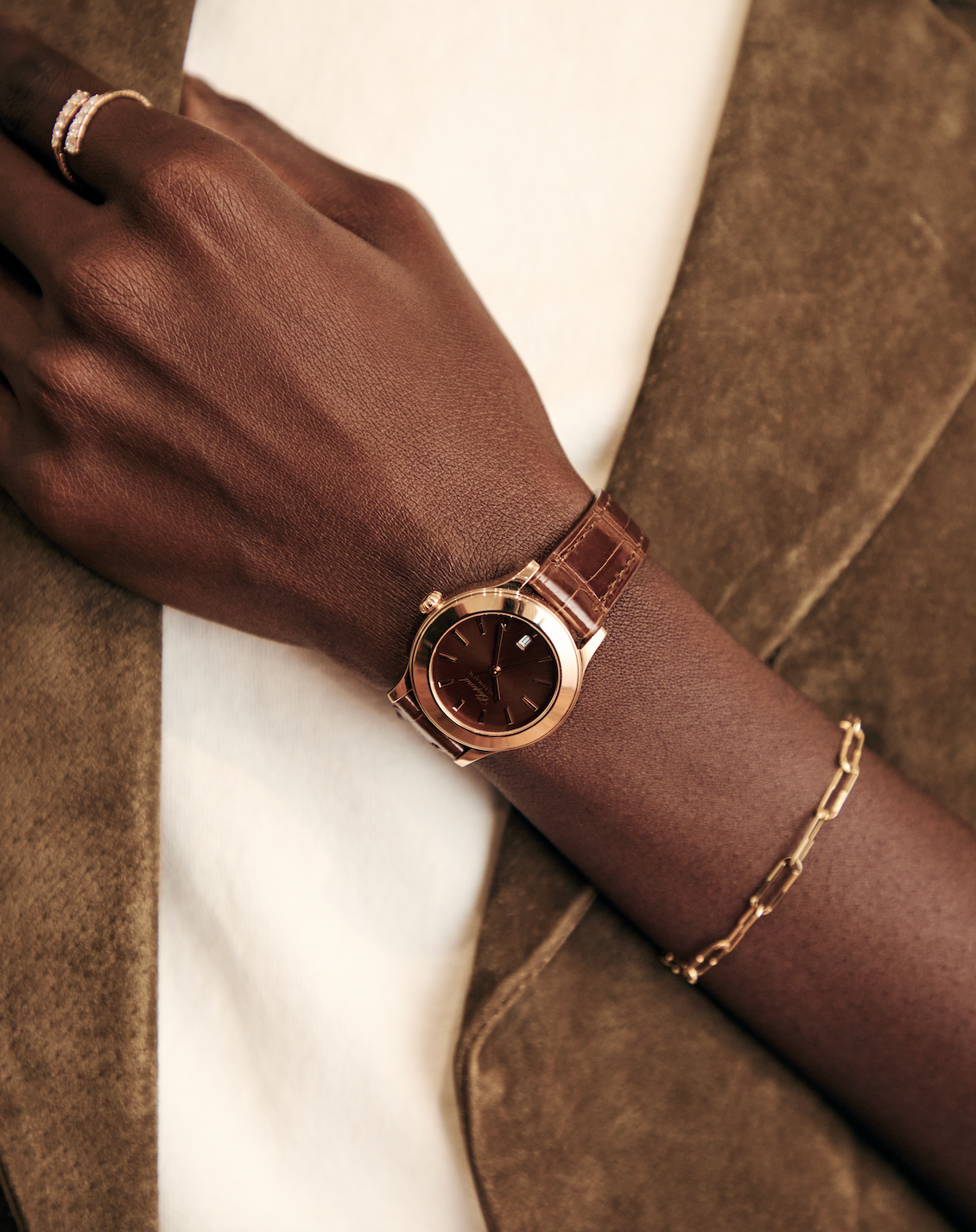 Chopard Classic 18K Rose Gold Automatic Ladies Watch 129414-5404