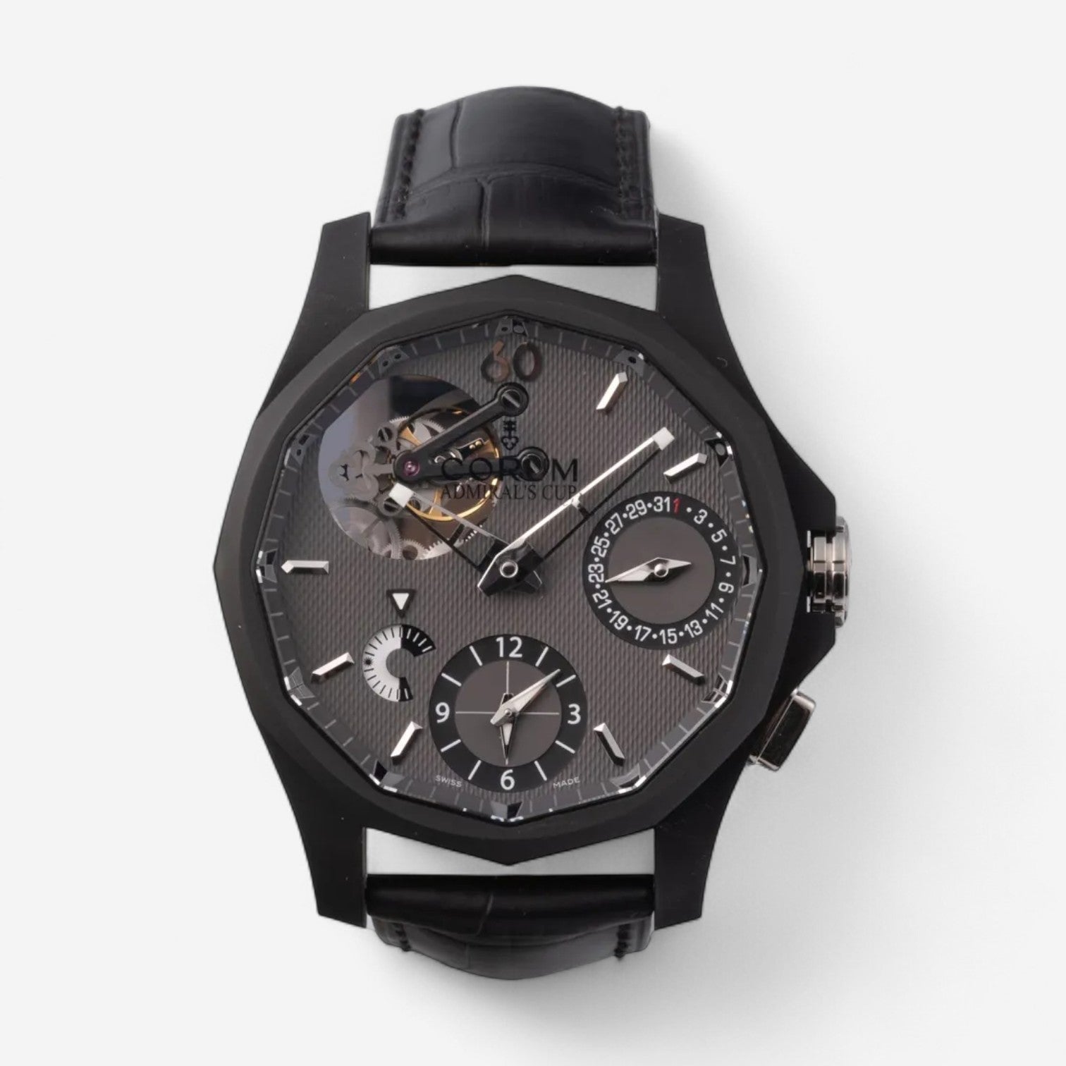 Corum Admiral's Cup Seafender Tourbillon Aluminum Automatic Men’s Watch 397.101.18/0001.AK11