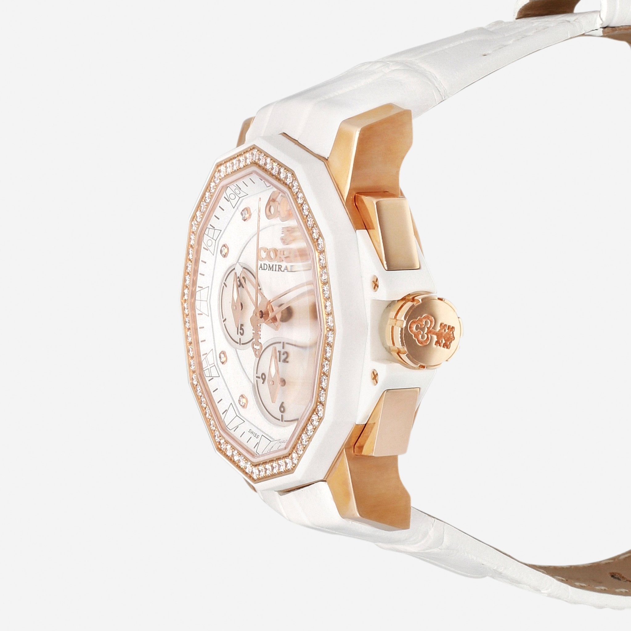 Corum Admiral's Cup Competition 40 18K Rose Gold Chronograph Unisex Watch A984/01023 - THE SOLIST - Corum