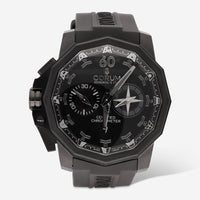 Corum Admiral's Cup Seafender 50 Chronograph Left - Hand Black PVD Titanium Automatic Men's Watch A753/00990 - THE SOLIST - Corum