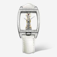 Corum Golden Bridge Baguette 18K White Gold Manual Wind Men's Watch B113/01109 - THE SOLIST - Corum