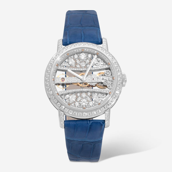 Corum Golden Bridge Round 39 18K White Gold Manual Wind Ladies Watch B113/03652 - THE SOLIST - Corum