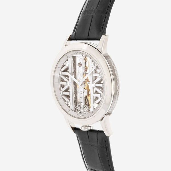 Corum Golden Bridge Round 43 18K White Gold Manual Wind Men's Watch B113/03204 - THE SOLIST - Corum