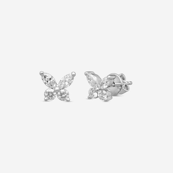 Ina Mar 14K White Gold Diamond Butterfly Stud Earrings ER25733-CS4WH